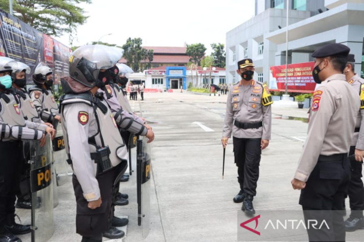 Polresta Tangerang lakukan penyekatan di perbatasan untuk  antisipasi demo