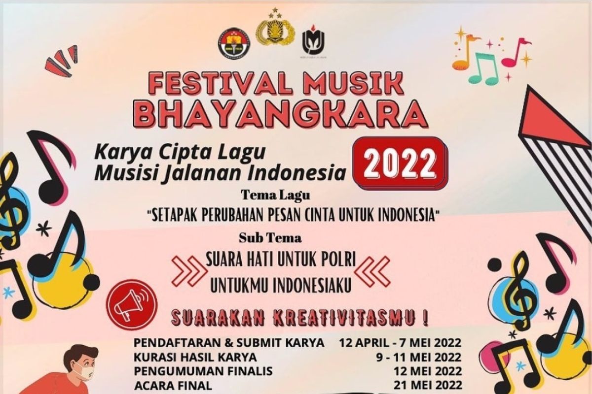 Polri beri kesempatan musisi jalanan ikuti Festival Musik Bhayangkara 2022
