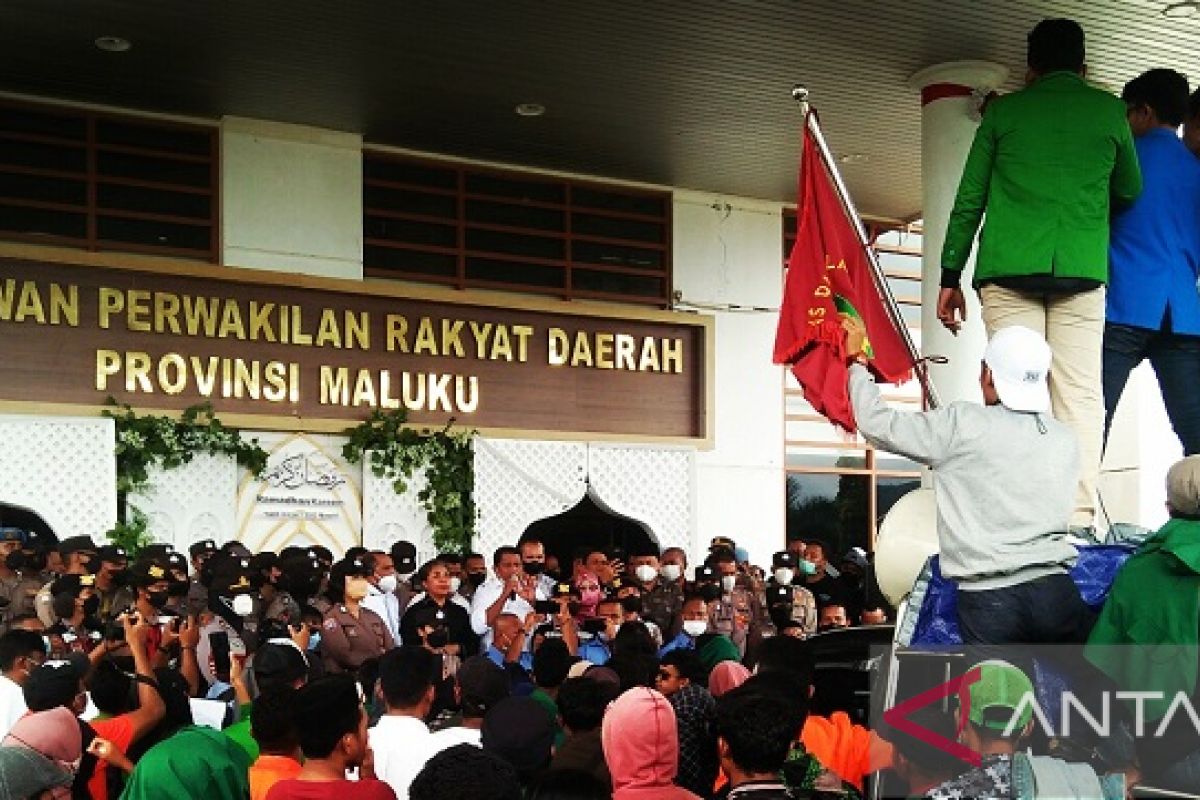 Demo 11 April mahasiswa di Ambon berlangsung damai tanpa gejolak