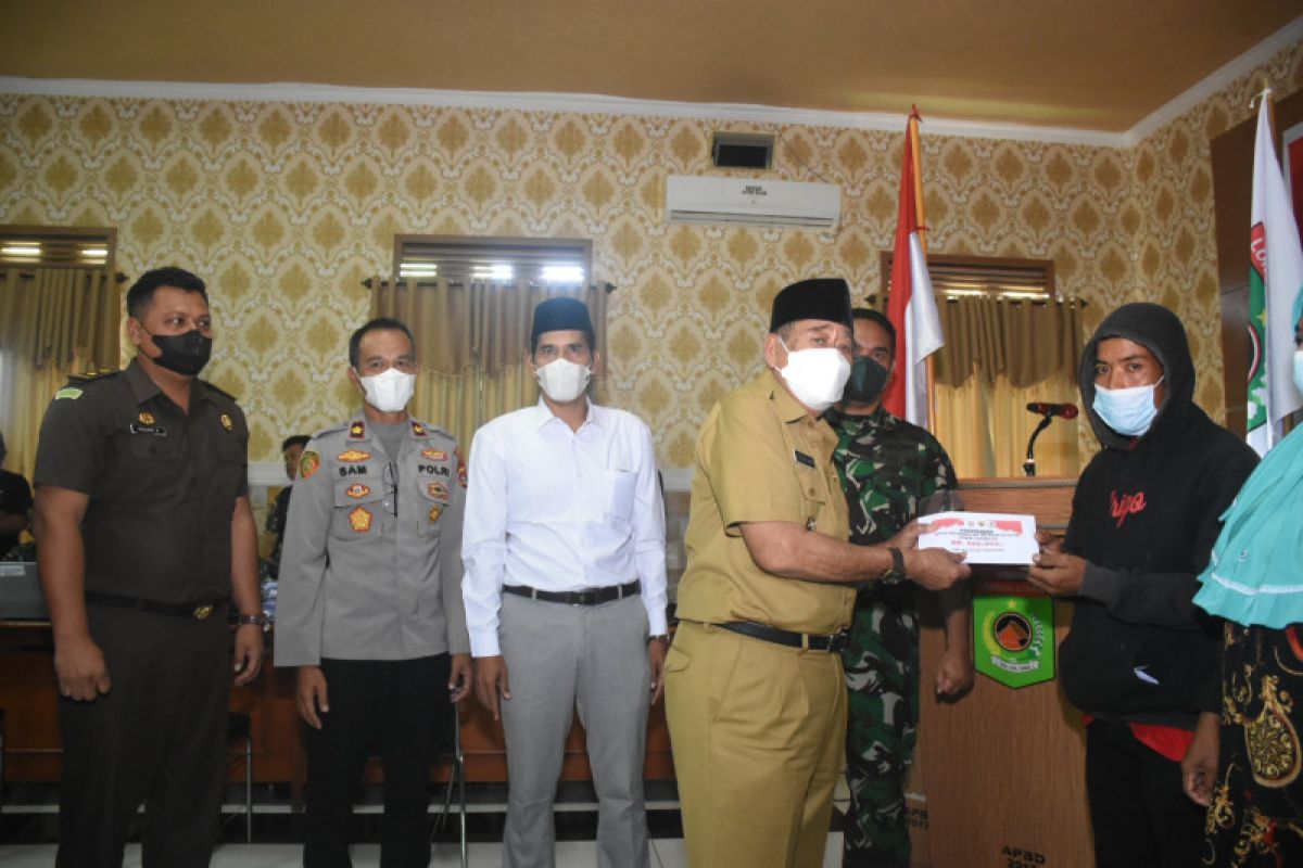 14.000 warga Lombok Utara dapatkan bantuan tunai lewat TNI