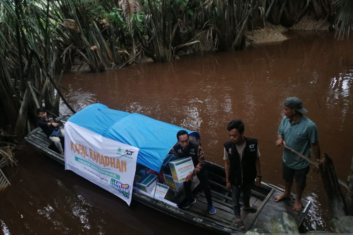 ACT Riau mulai distribusikan bantuan via Kapal Ramadhan ke tepian Riau