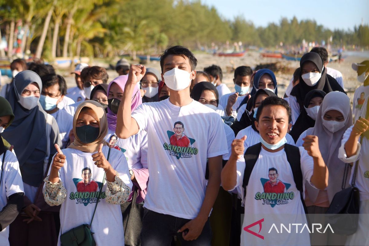 Pemuda Bengkulu deklarasikan Sandiaga maju sebagai Calon Presiden 2024