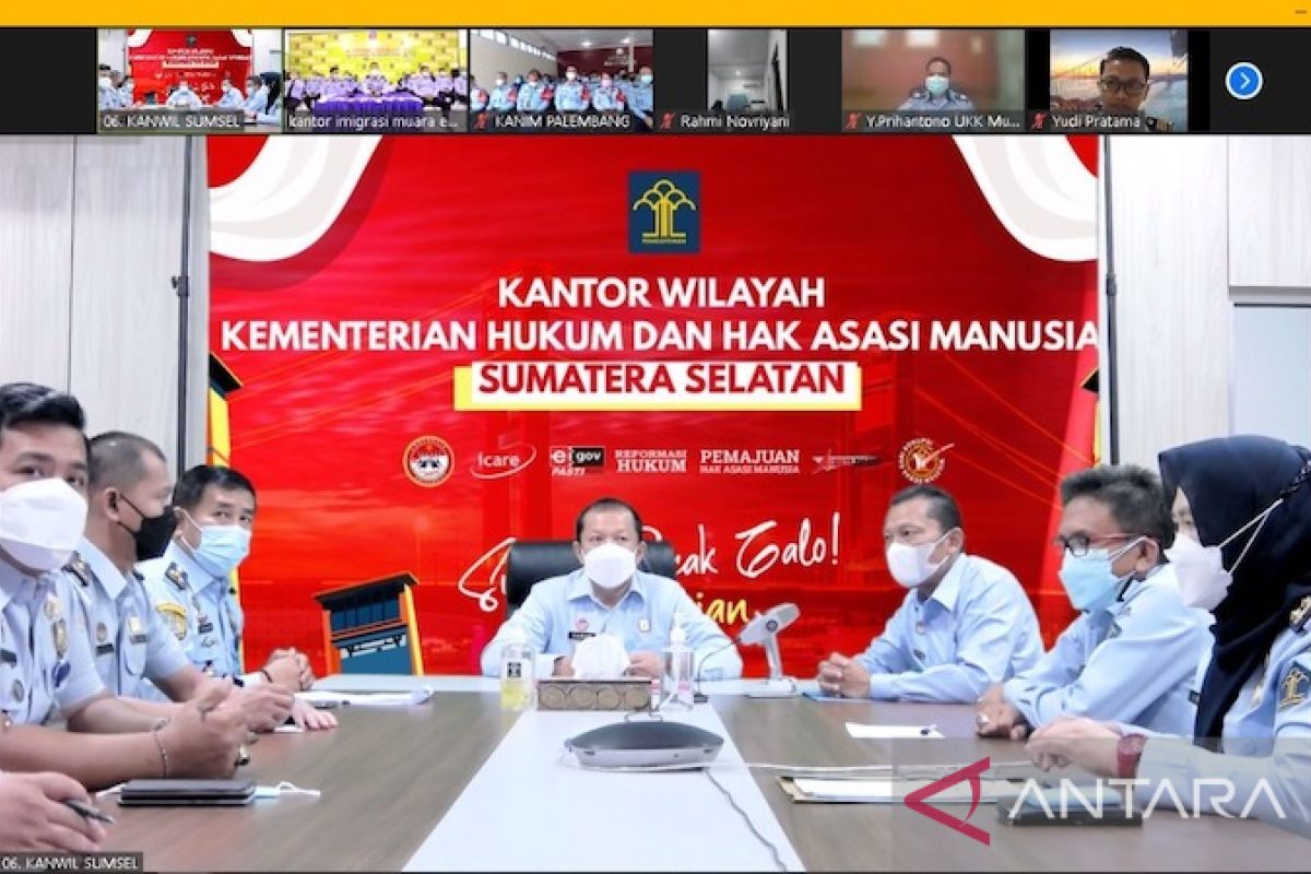 Kakanwil Kemenkumham Sumsel minta pegawai imigrasi jaga integritas