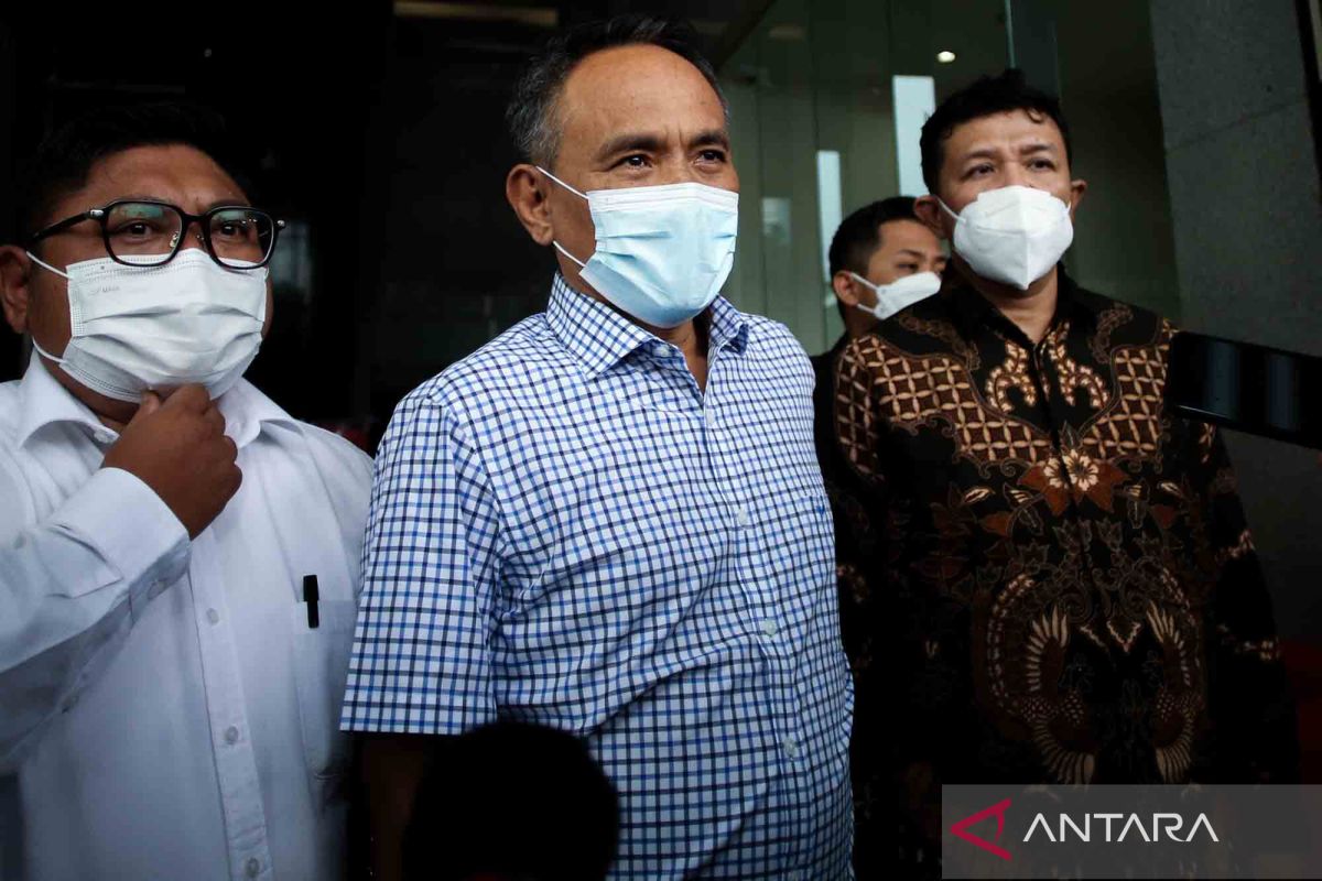 Politisi Demokrat Andi Arief penuhi panggilan KPK sebagai saksi kasus Bupati PPU