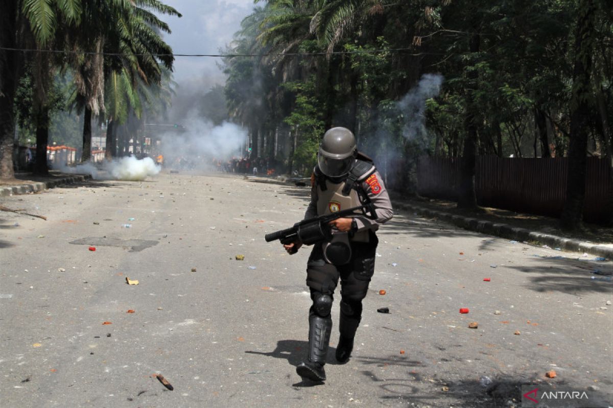 Misinformasi! Perwira polisi meninggal karena bentrok dengan pendemo di Kendari