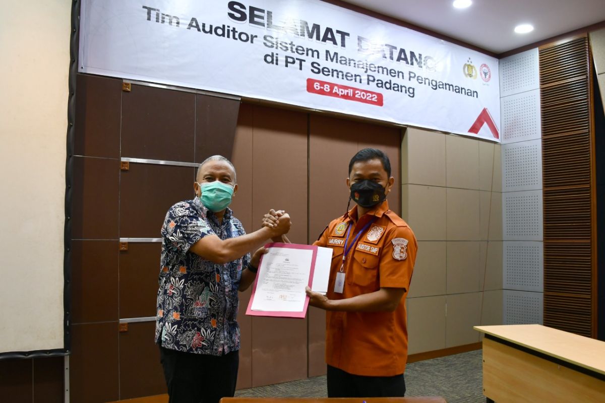 Tim Baharkam Mabes Polri tuntaskan audit sistem manajemen pengamanan Semen Padang