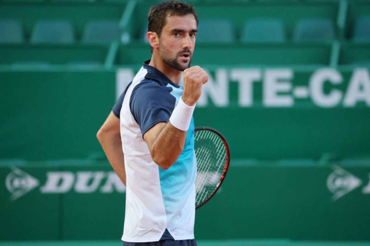 Cilic kalahkan Tsonga lewati babak pertama Monte Carlo Masters