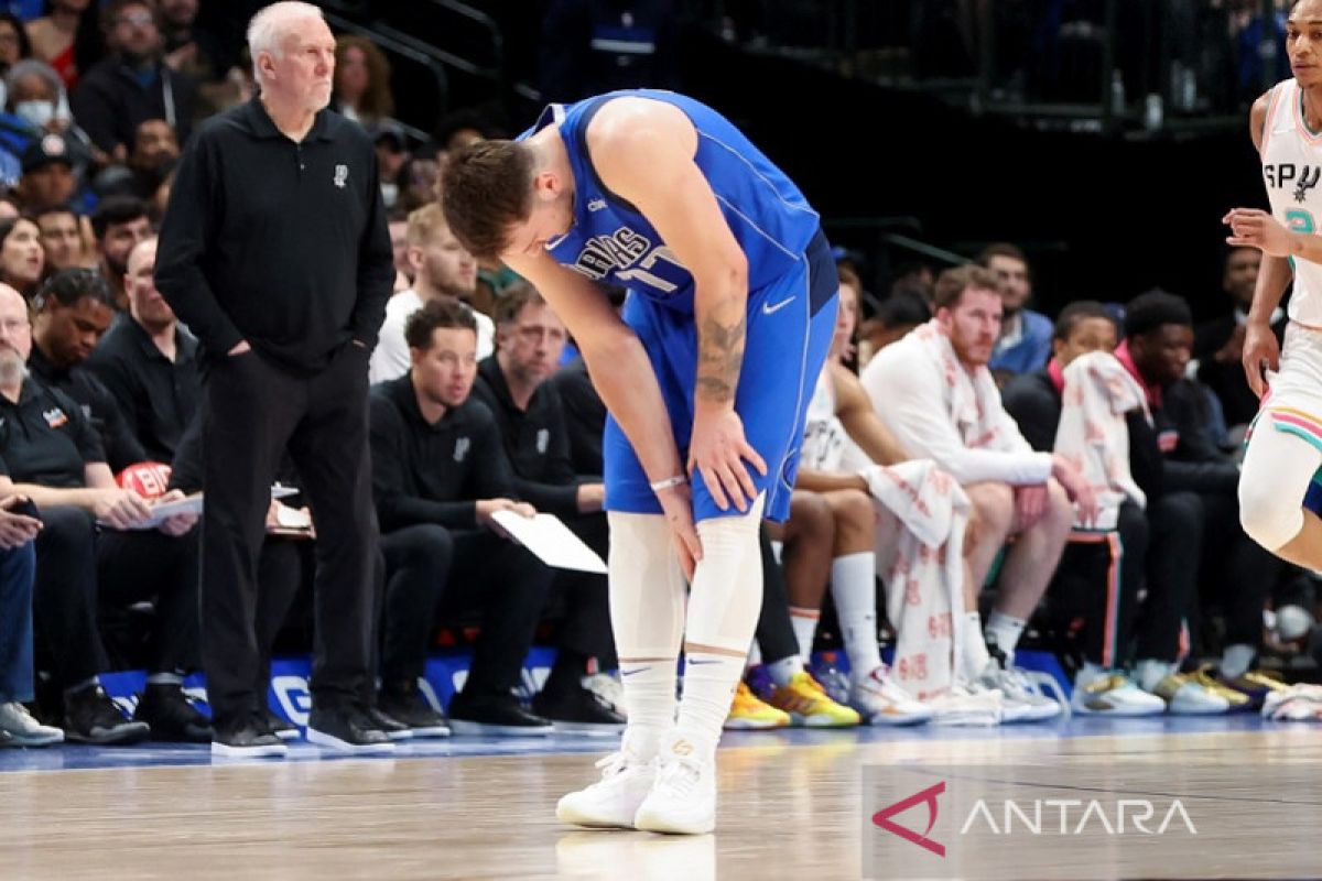 Mavericks terancam tanpa  Doncic di putaran pertama playoff