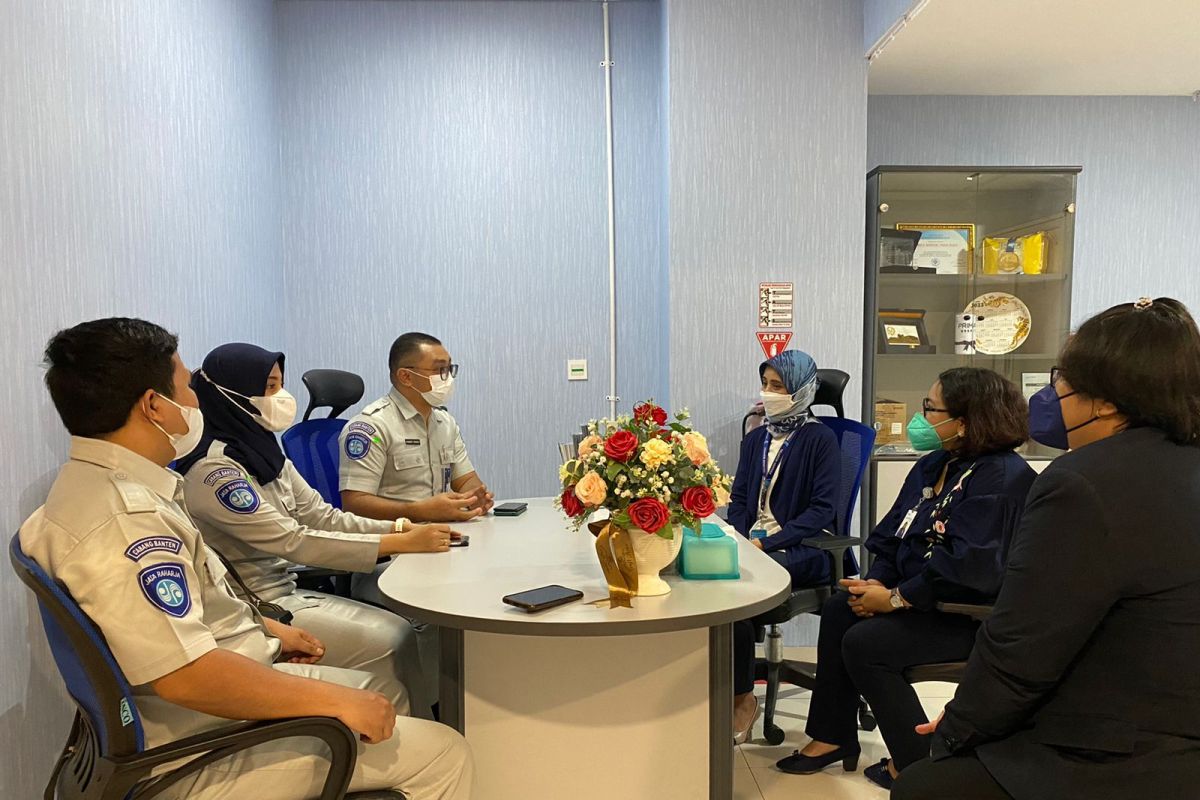 Tingkatkan pelayanan, Jasa Raharja Perwakilan Tangerang proaktif kunjungi rumah sakit