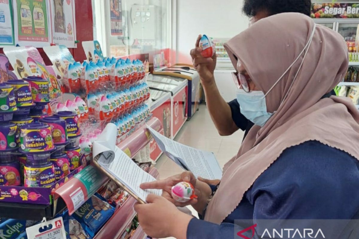 BPOM hentikan penjualan produk Kinder di enam ritel modern di Palu