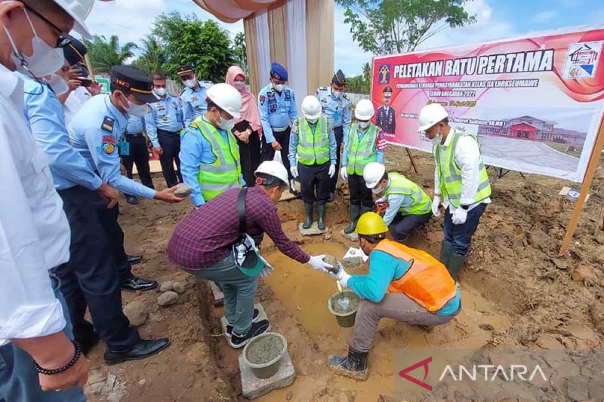 Kemenkumham bangun lapas dengan daya tampung 800 narapidana di Aceh