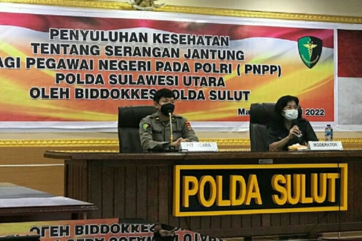 Dokkes Polda Sulut lakukan pemeriksaan jantung personel Polri