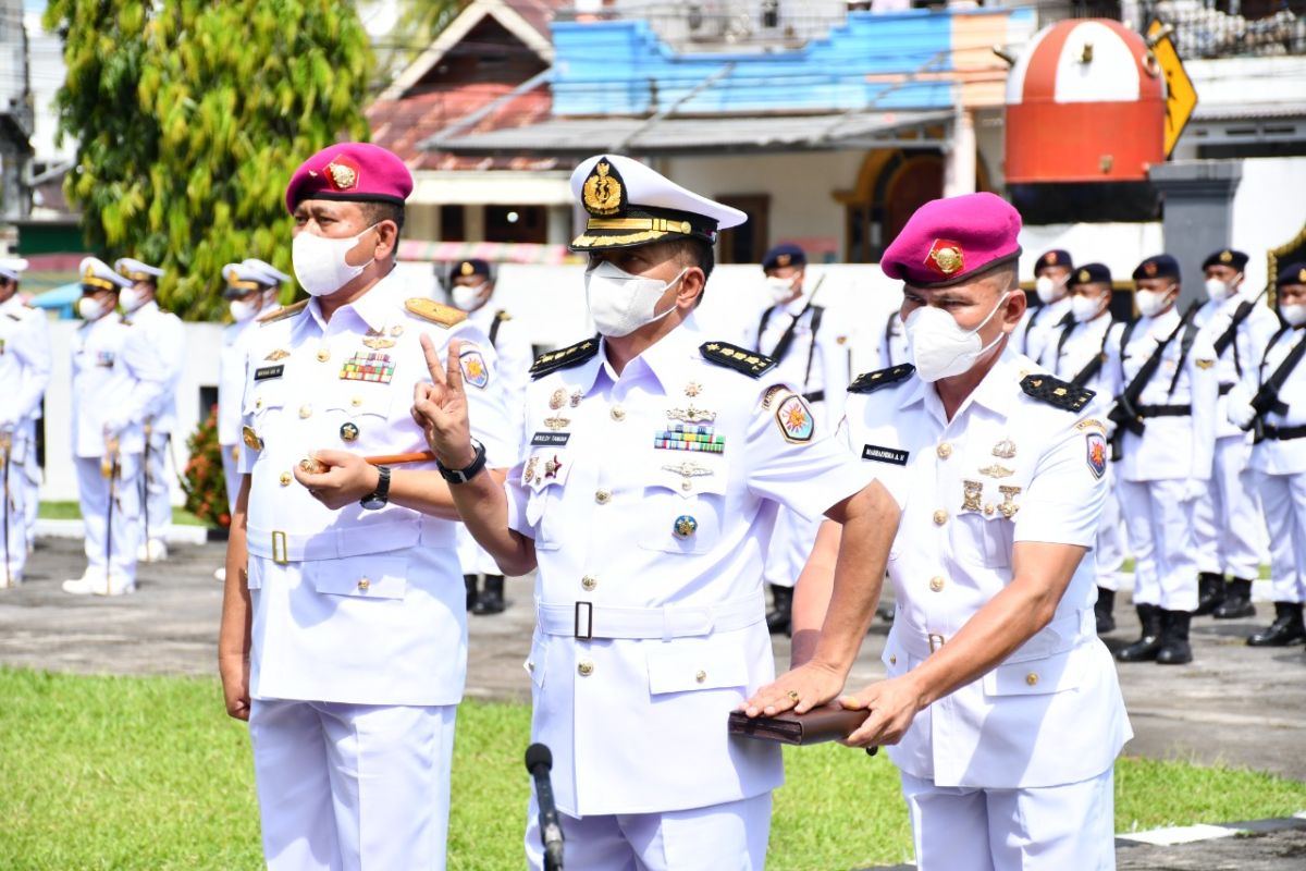 Kolonel Laut (P) Nouldy J Tangka jabat Danlantamal VIII Manado