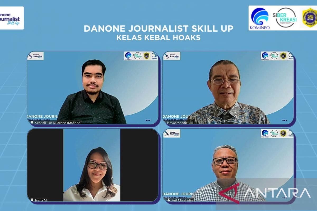Danone Indonesia-Kominfo gagas program edukasi jurnalis kebal hoaks