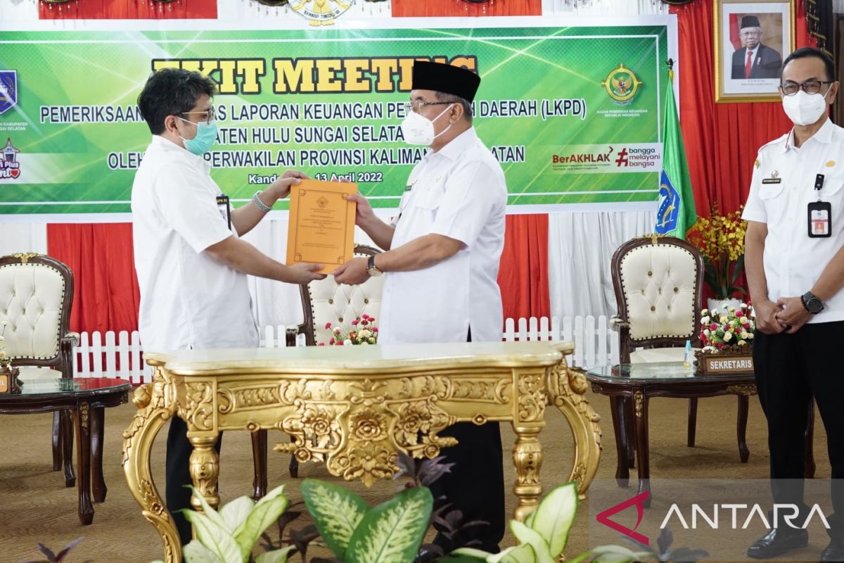 BPK lakukan exit meeting LPKD 2021 Pemkab HSS