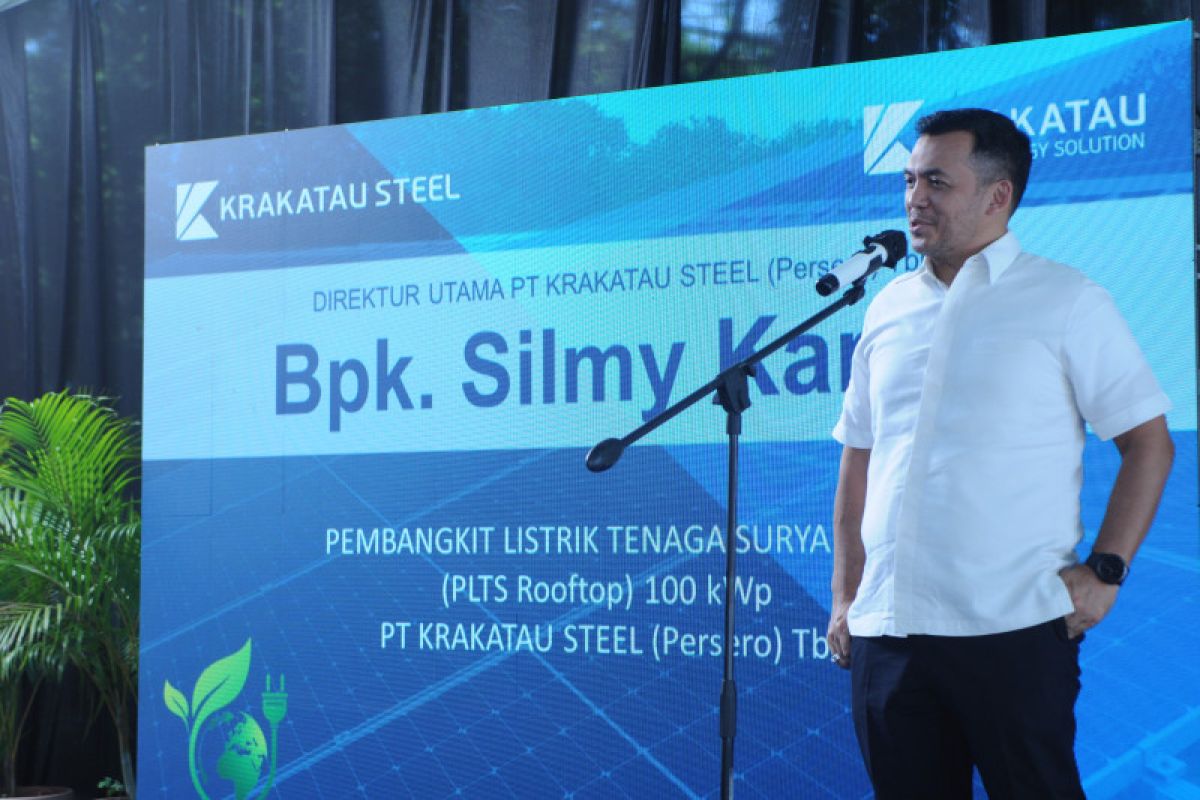 Pembangkit Listrik Tenaga Surya (PLTS) Atap Gedung Krakatau Steel buatan KDL resmi beroperasi