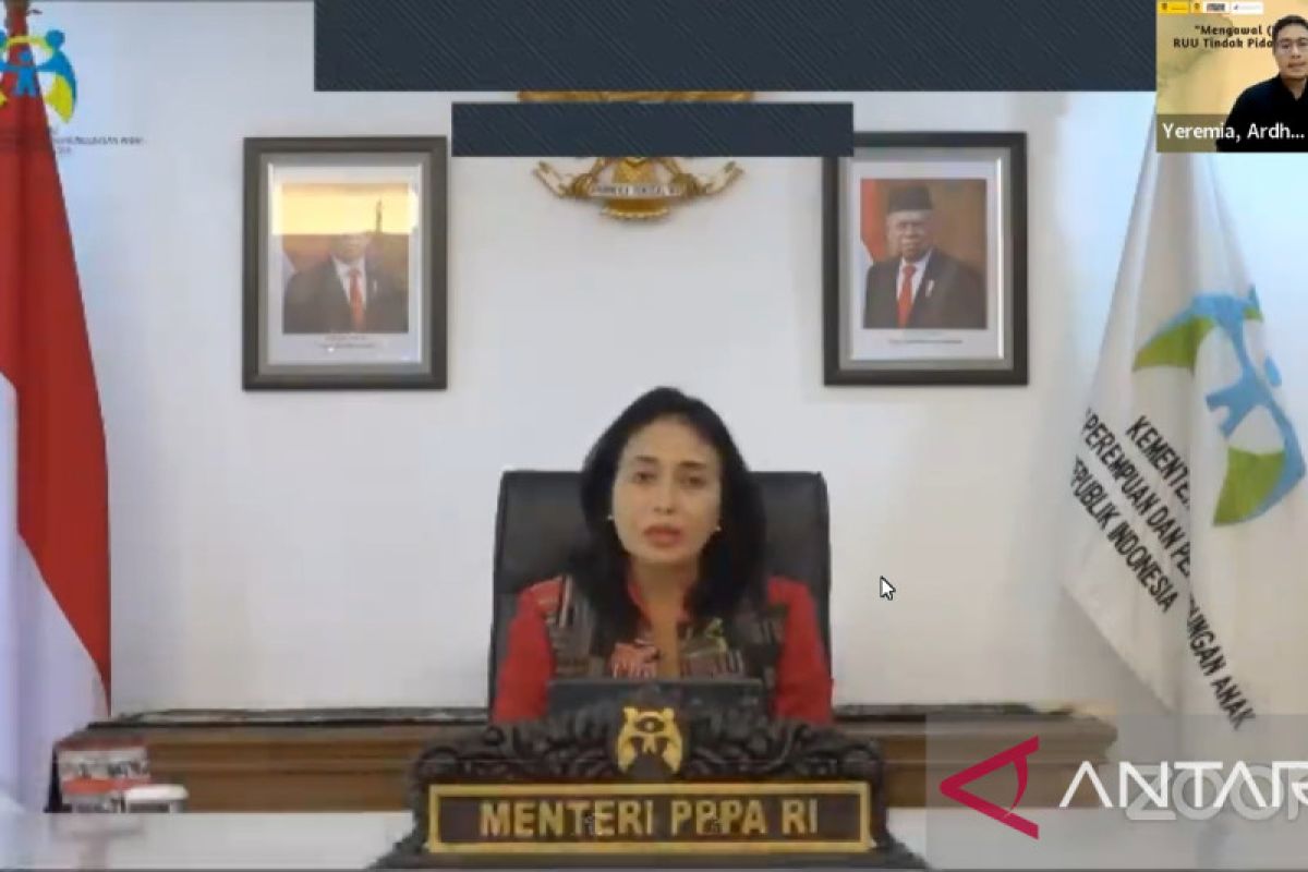 Menteri PPPA segera susun peraturan pelaksana pascapengesahan RUU TPKS