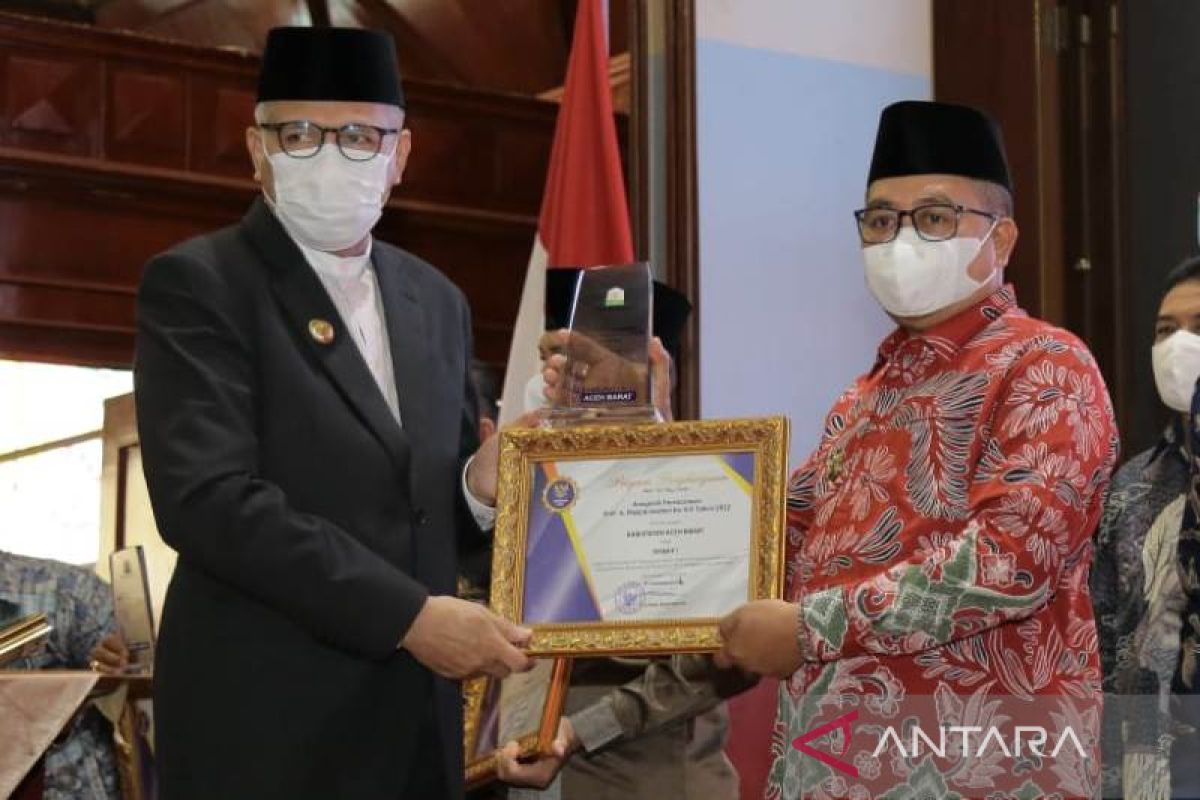 Pemkab Aceh Barat kembali meraih terbaik pertama Anugerah Prof A Majid Ibrahim