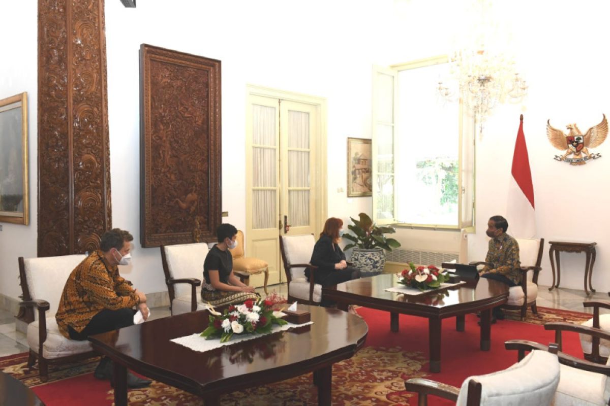 Presiden Jokowi terima kunjungan rektor Monash University Indonesia