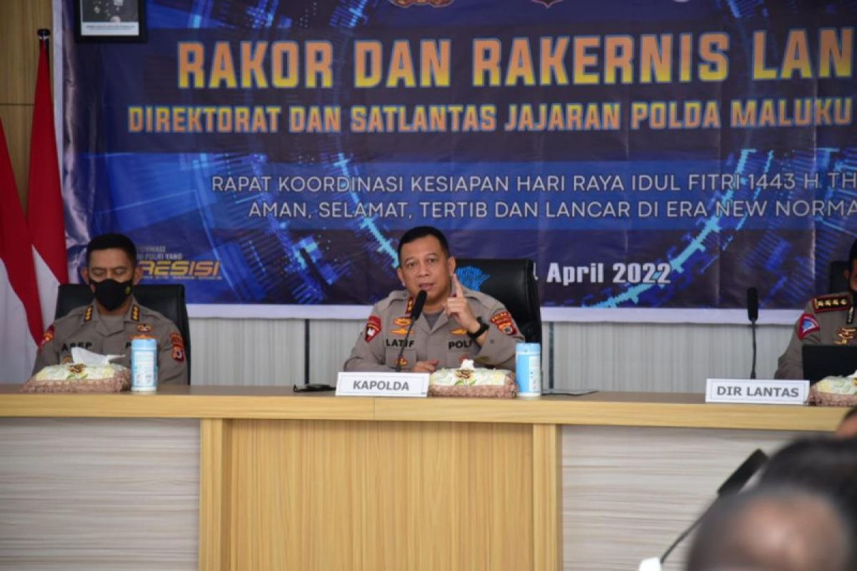 Kapolda Maluku: Polantas jangan lakukan penyimpangan saat bertugas