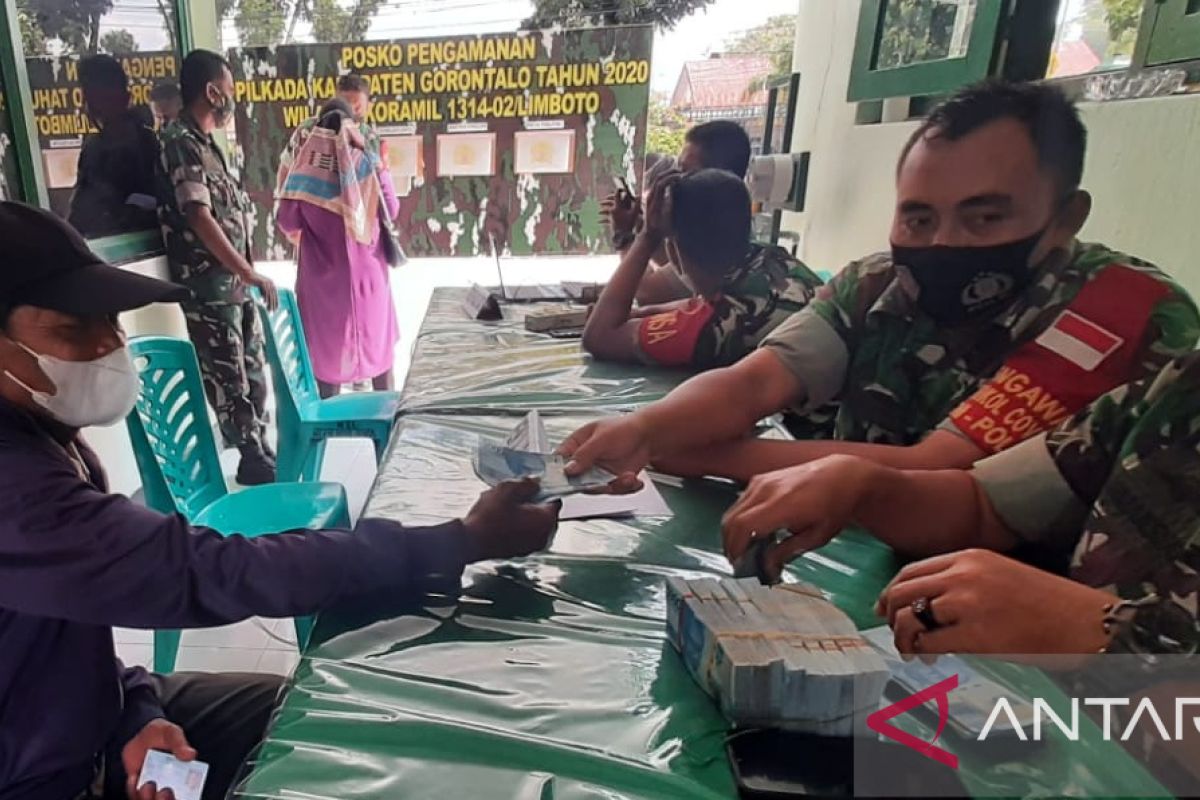 Kodim 1314 salurkan bantuan tunai di Kabupaten Gorontalo