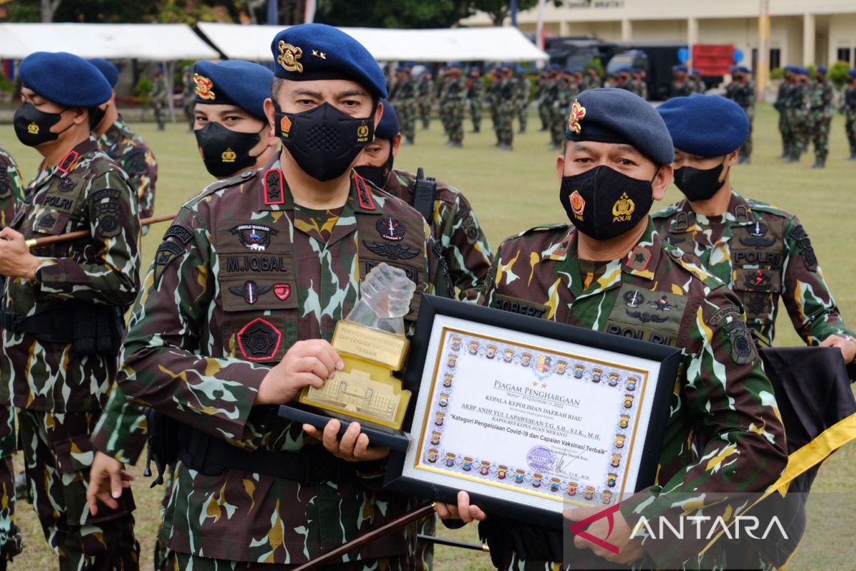 Kapolres Meranti dapat reward dari Kapolda Riau