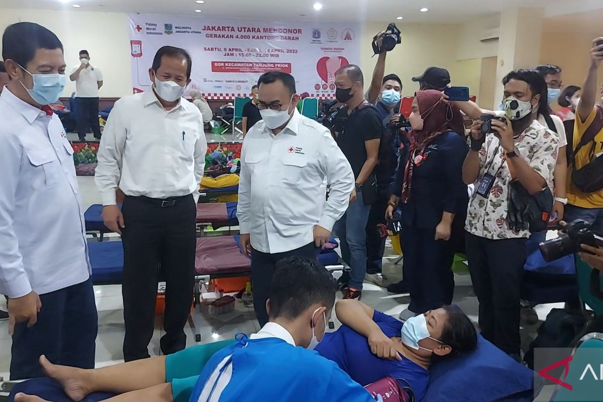 Jakarta Utara sumbang lebih dari 4.000 kantong darah ke PMI DKI