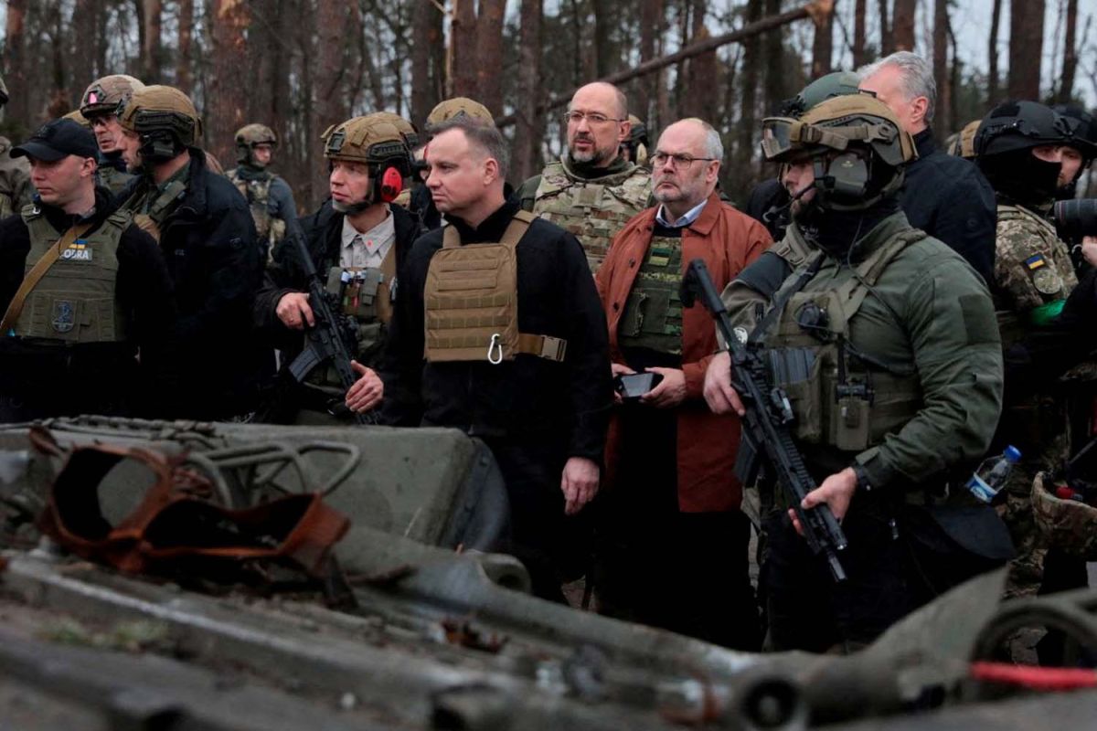 Kabar Ukraina: Dari kerusakan kapal rudal Rusia hingga pesan di dinding