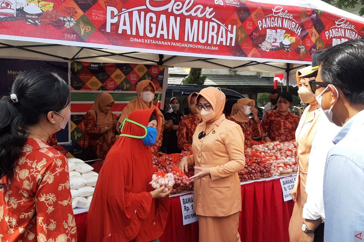 Dinas Ketahanan Pangan Kalbar pastikan stok pangan aman sampai Lebaran