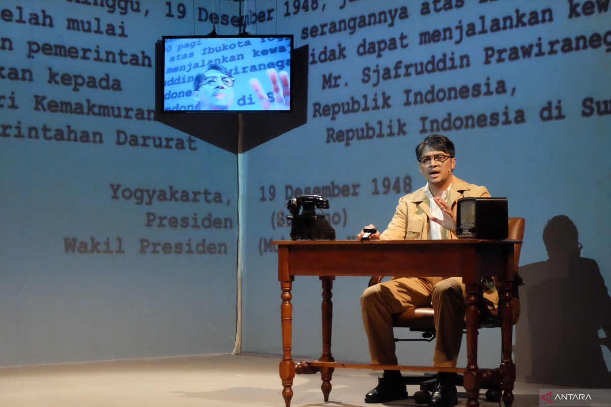 Dipentaskan 14-15 April, Monolog "Di Tepi Sejarah" angkat kisah hidup Sjafruddin Prawiranegara