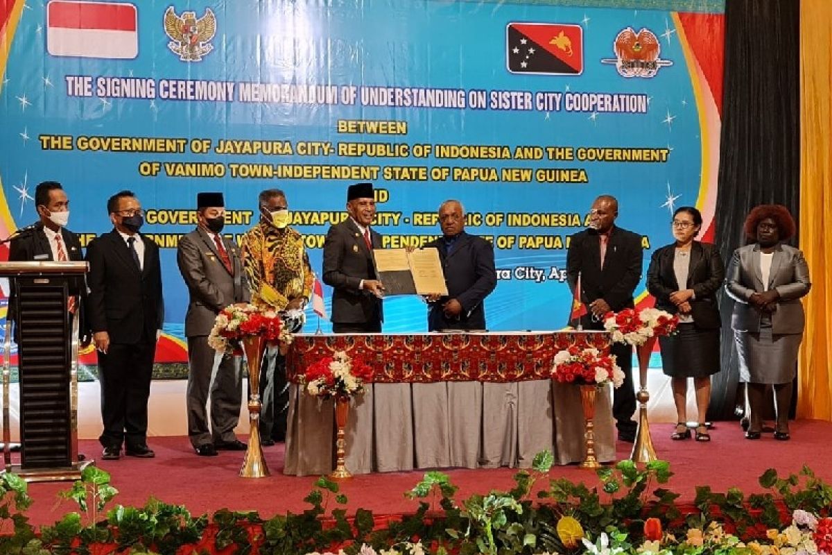 Dua provinsi di PNG jalin kerjasama kota kembar dengan Jayapura