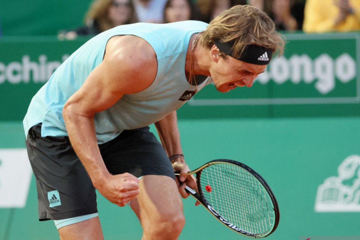 Zverev melenggang ke semifinal Monte Carlo