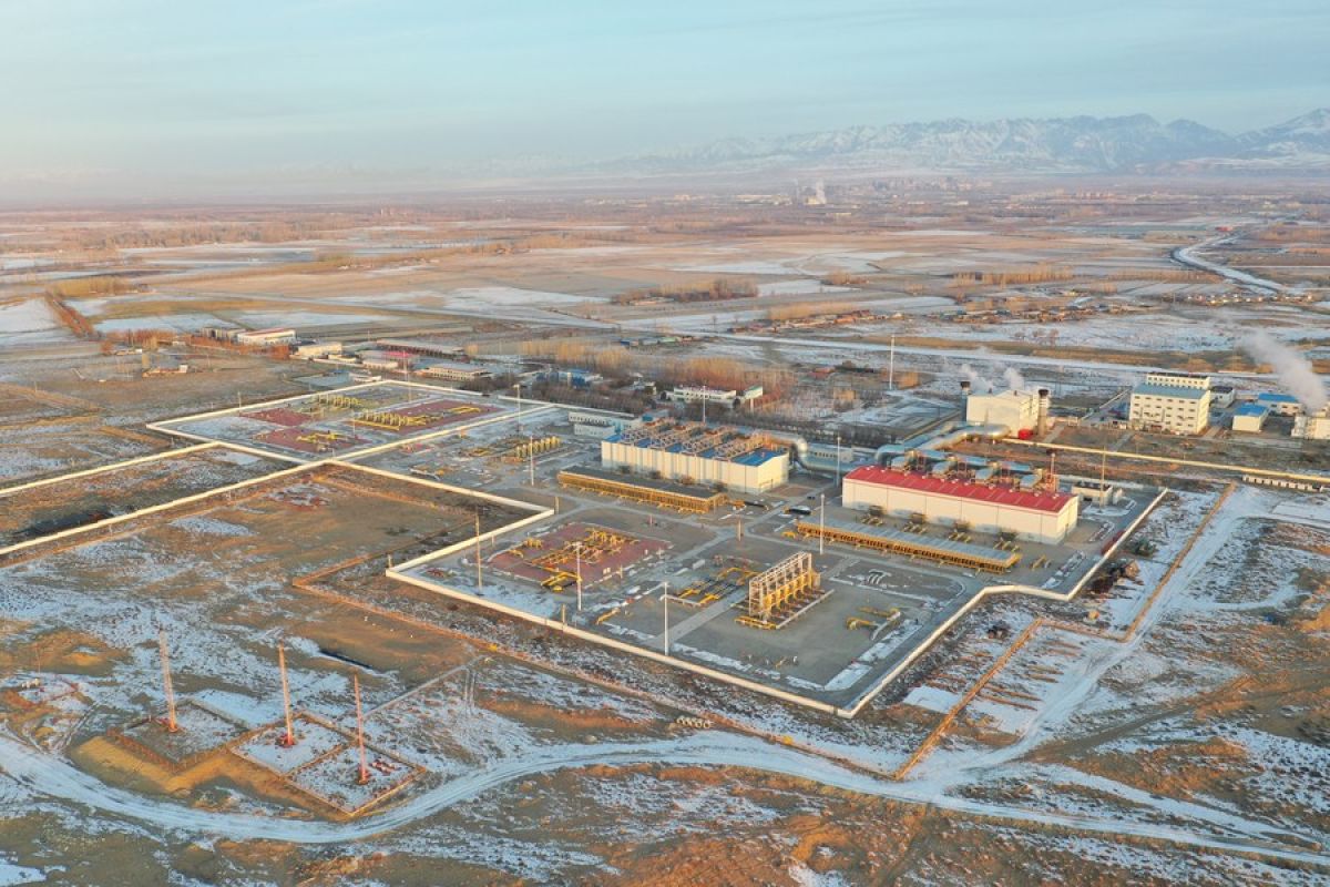 Jalur pipa gas China-Asia Tengah pasok lebih dari 10 miliar meter kubik gas pada Q1