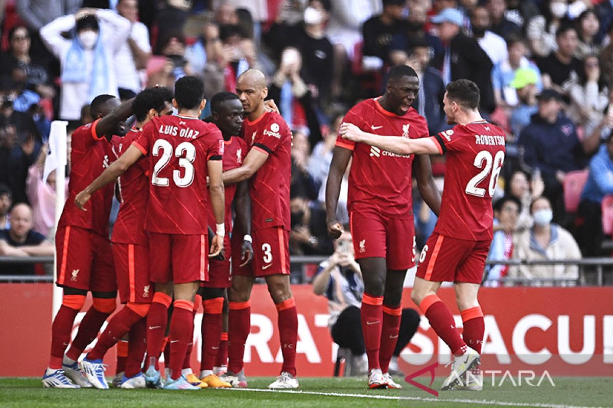 Liverpool melaju ke final Piala FA usai singkirkan Manchester City