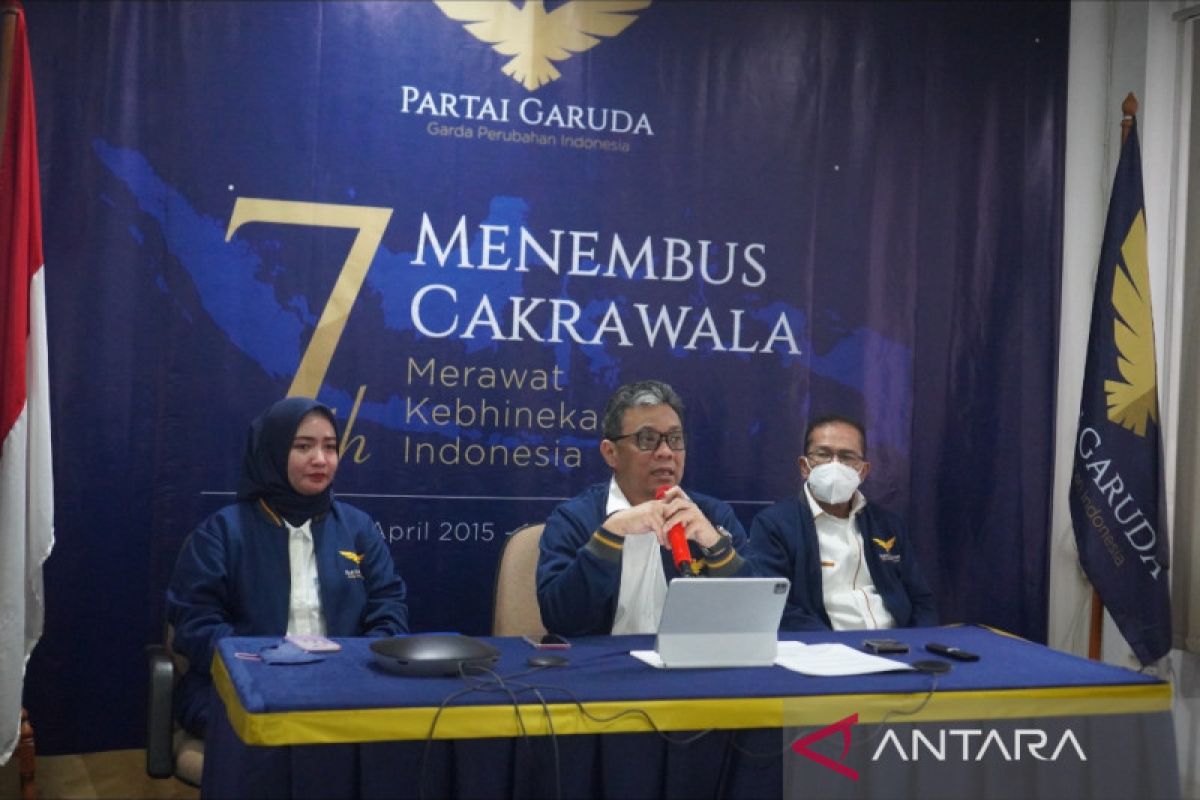 Ketua Umum Partai Garuda ajak rawat kebinekaan