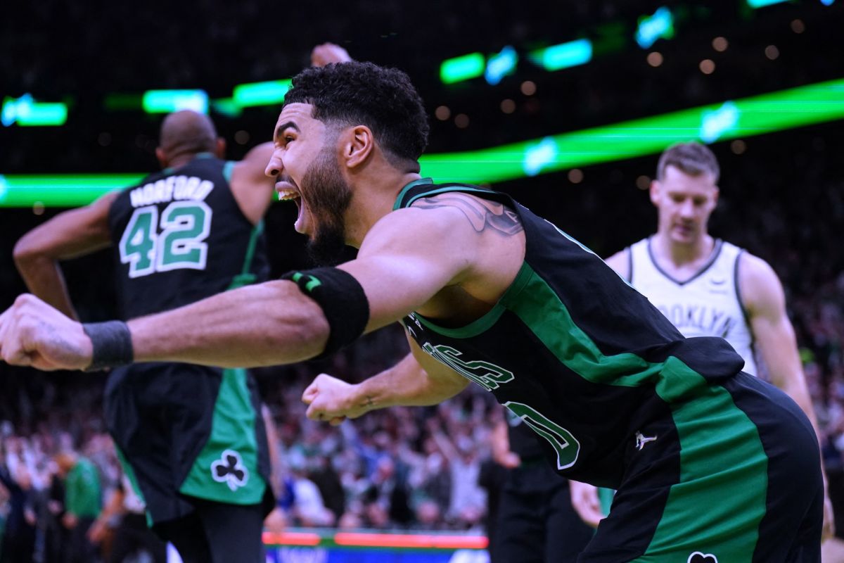 Jayson Tatum kalahkan buzzer untuk bawa Celtics atasi Nets