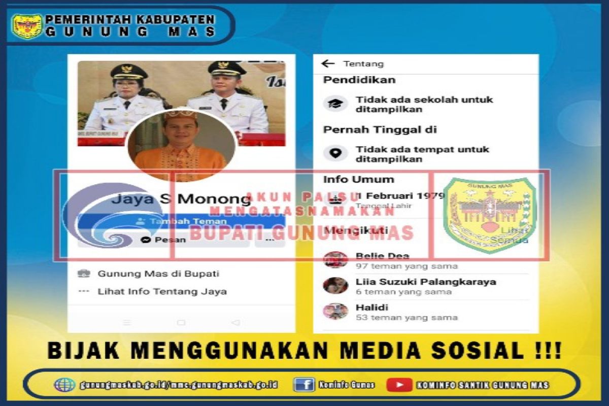 Masyarakat Gumas diimbau waspadai penipuan menggunakan bahasa daerah