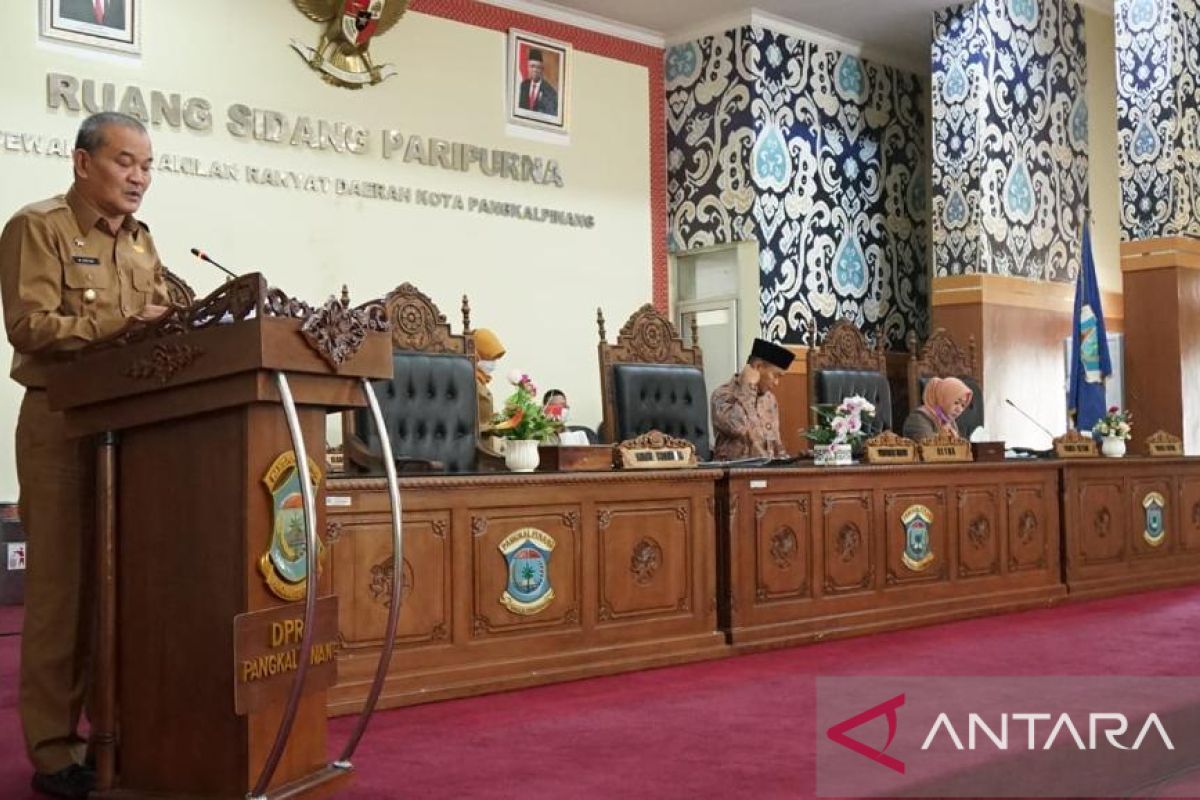 Wakil Walikota hadiri Rapat Paripurna Ke-17 masa persidangan II DPRD kota Pangkalpinang