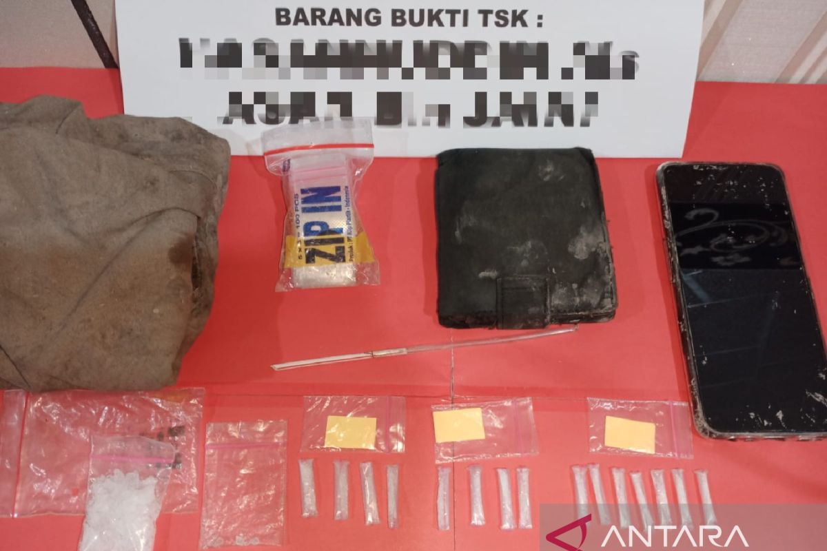 17 paket sabu-sabu berhasil diamakan Polres HST dari tangan seorang pengedar