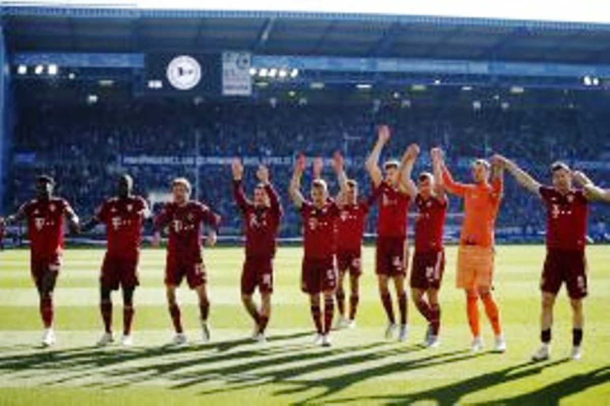 Bayern di ambang juara Bundesliga setelah bungkam Arminia 3-0