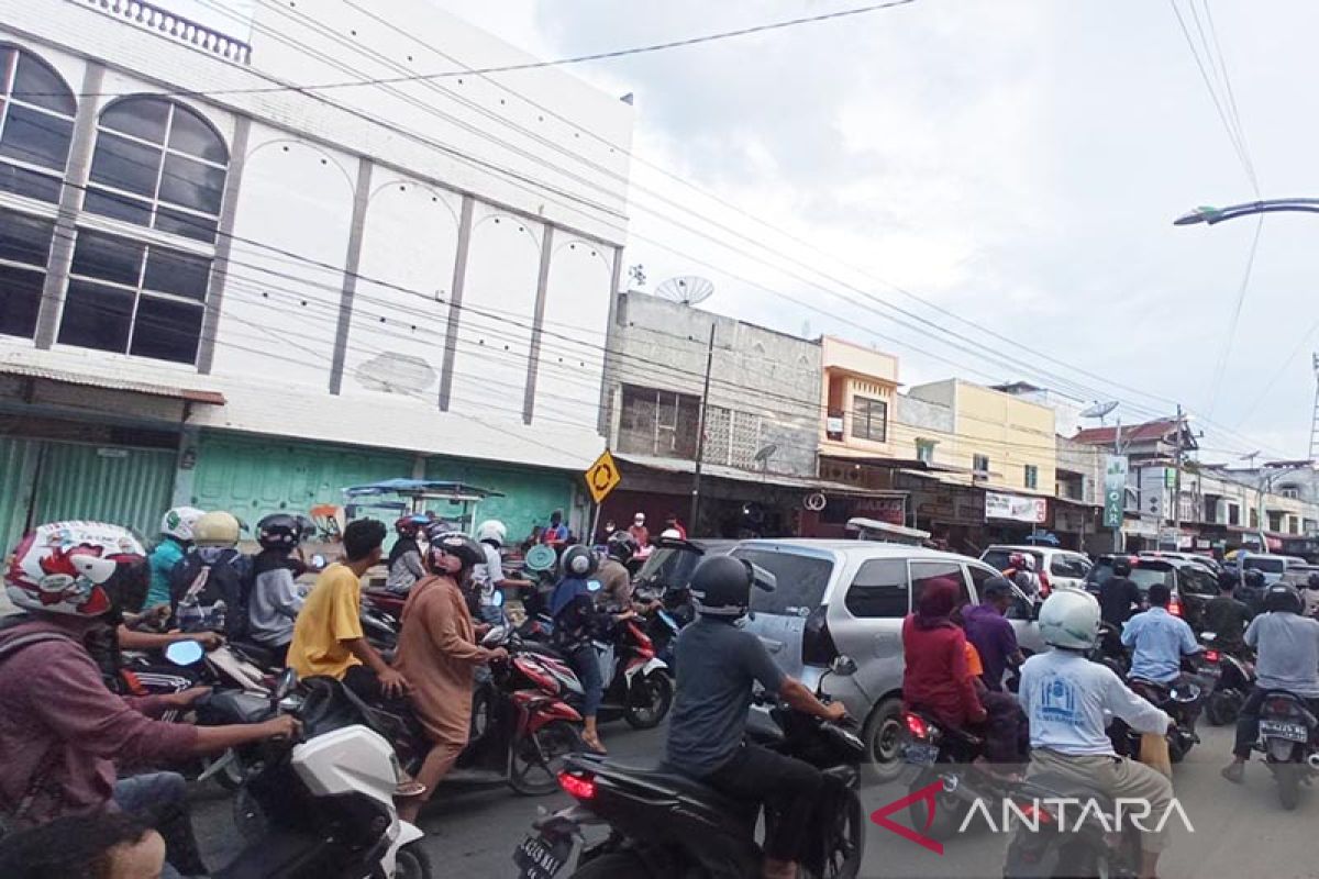 Ini titik rawan macet di Lhokseumawe jelang berbuka puasa