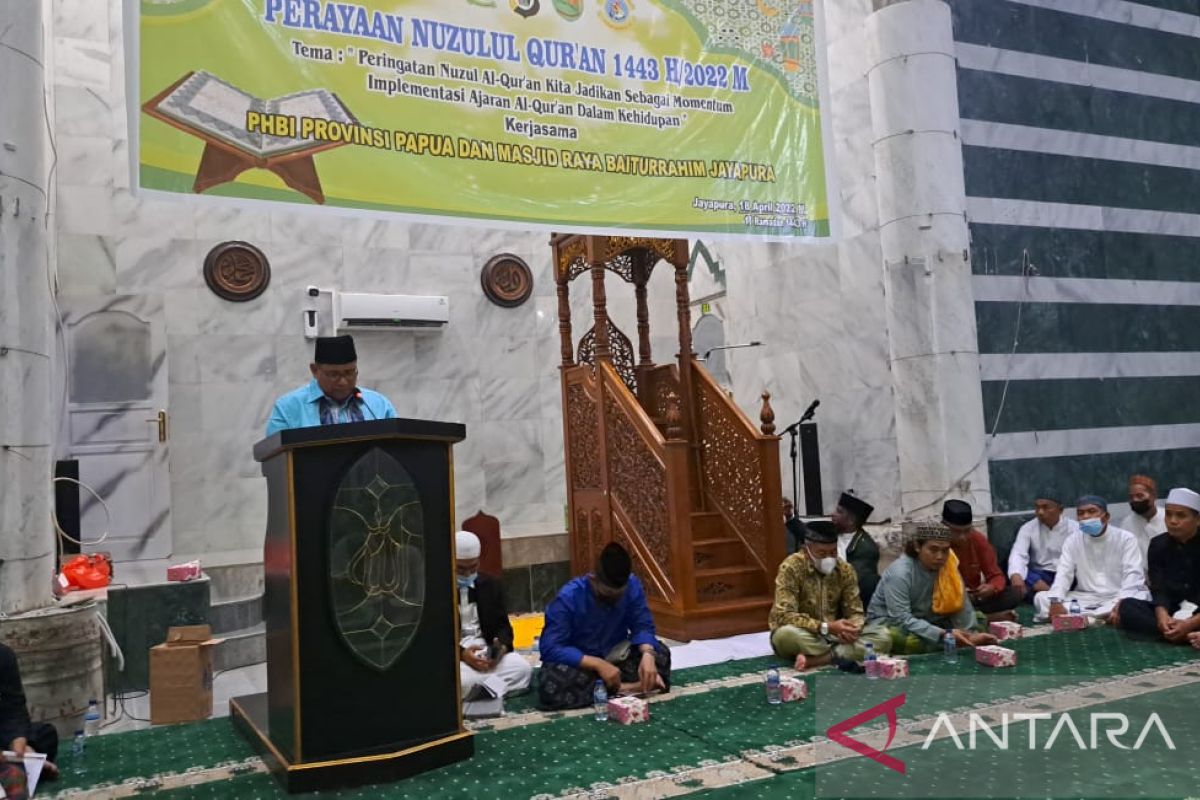 Peringati Nuzulul Quran, Pemprov Papua ajak umat muslim introspeksi