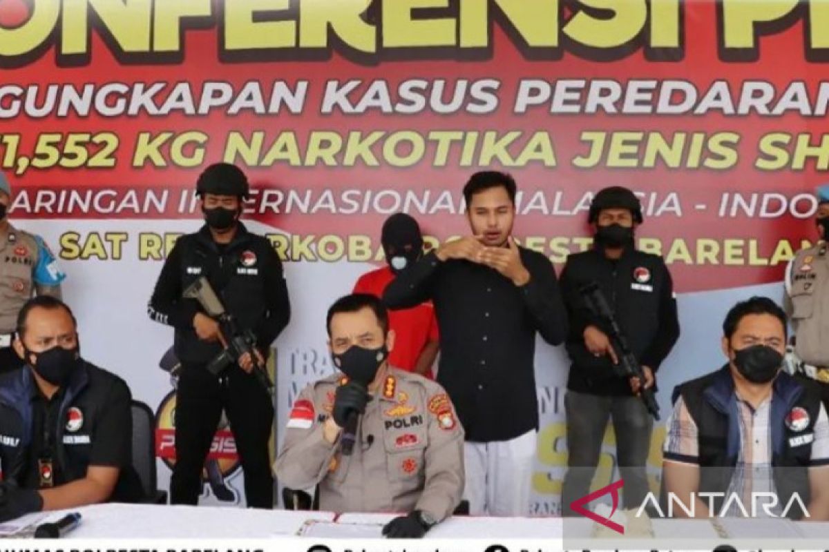 Polresta Barelang gagalkan penyelundupan sabu 31,5 kilogram