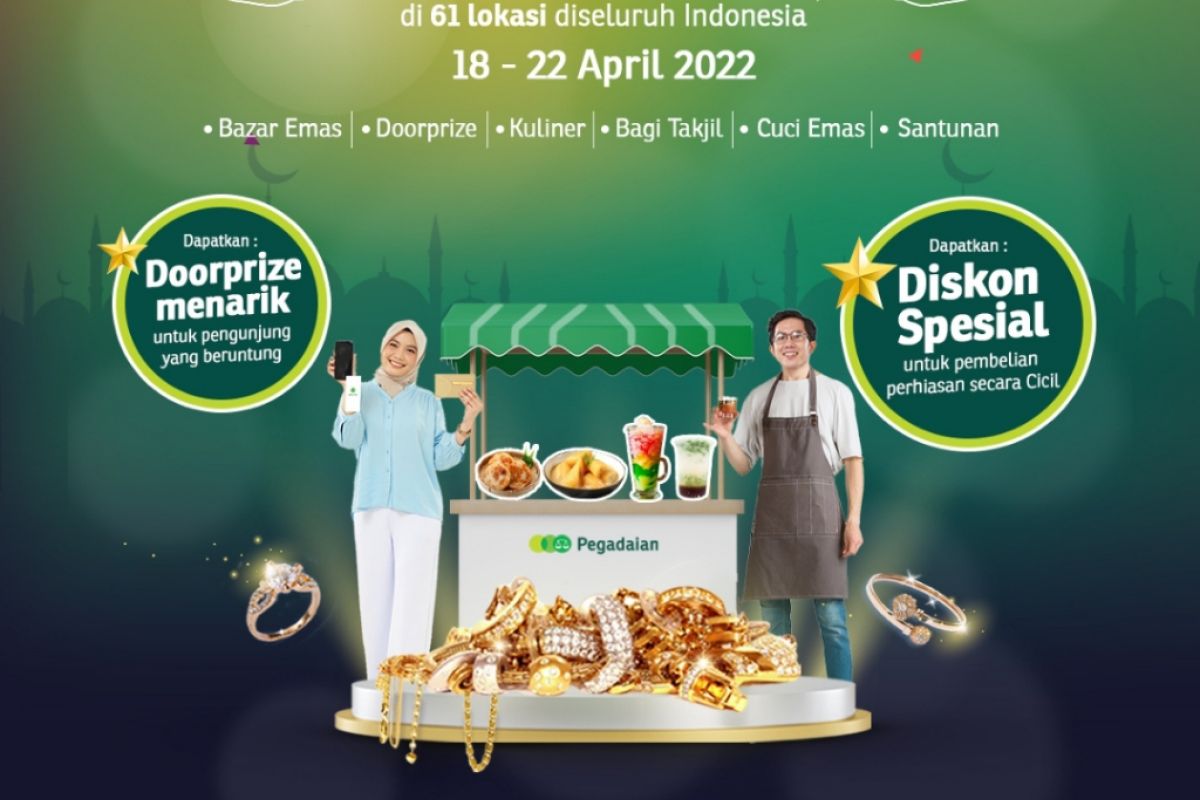 Pegadaian Kanwil VI Makassar gelar bazar emas di tujuh kantor area