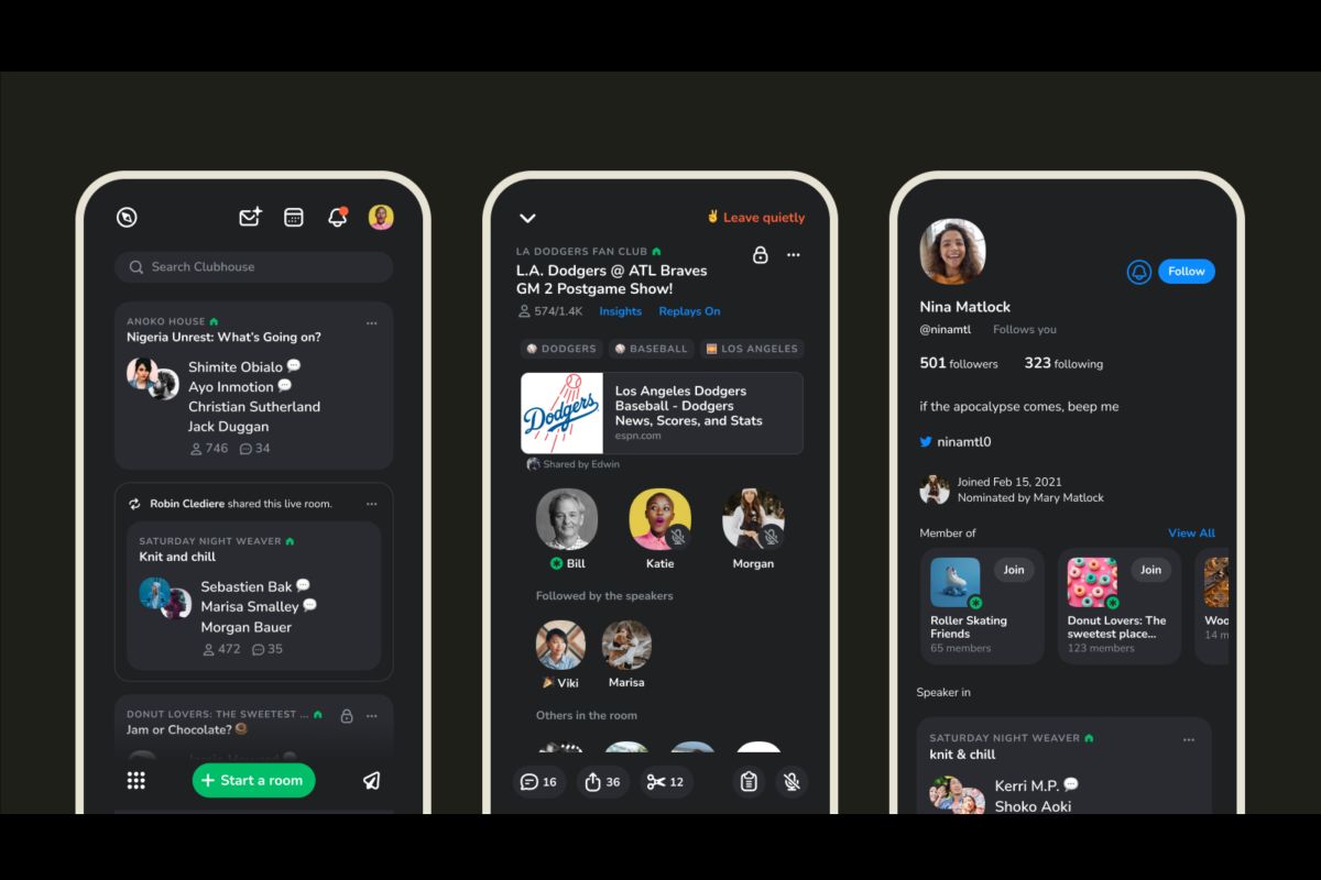 Clubhouse hadirkan fitur "dark mode"