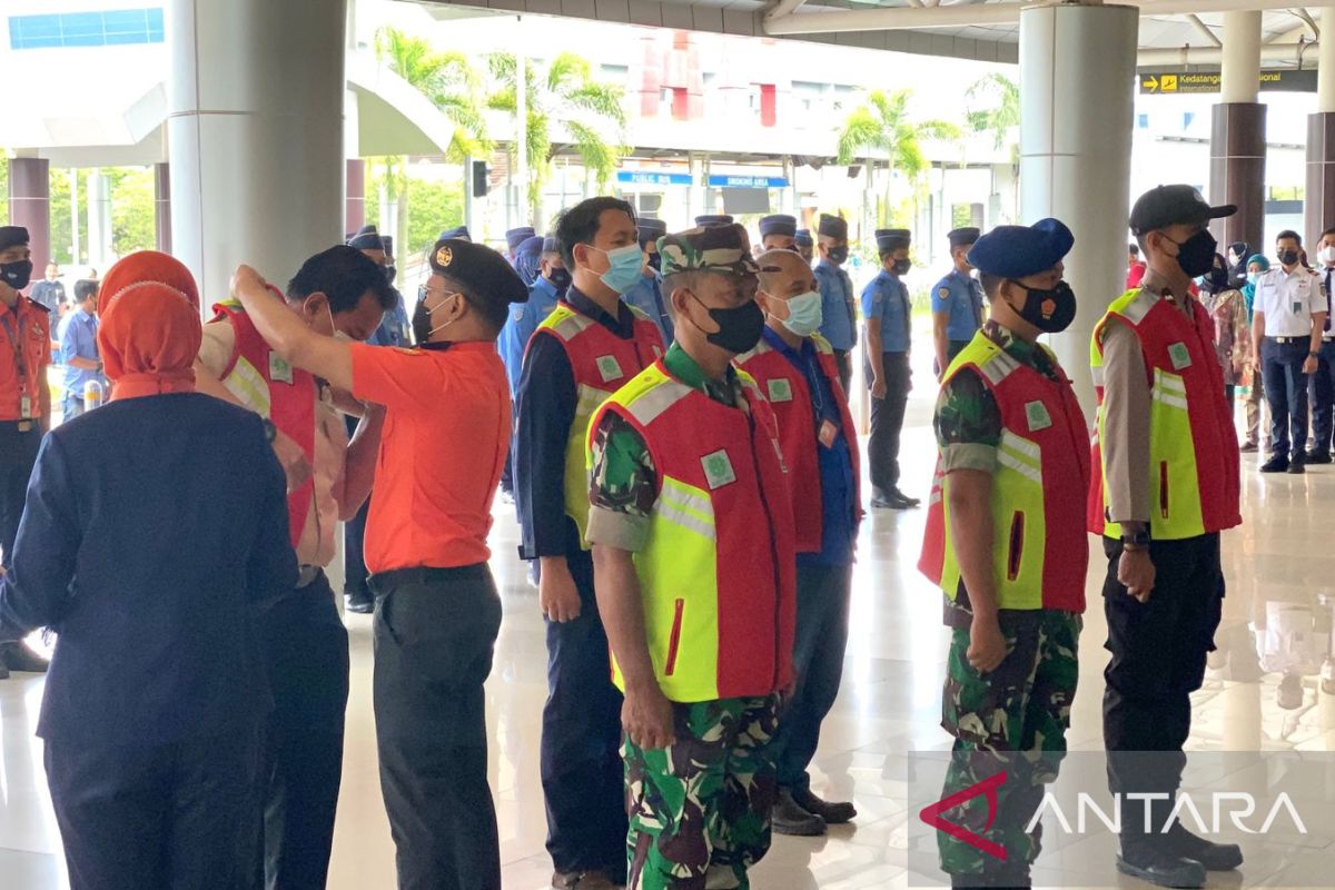 Bandara SMB II Palembang optimalkan pengamanan arus mudik