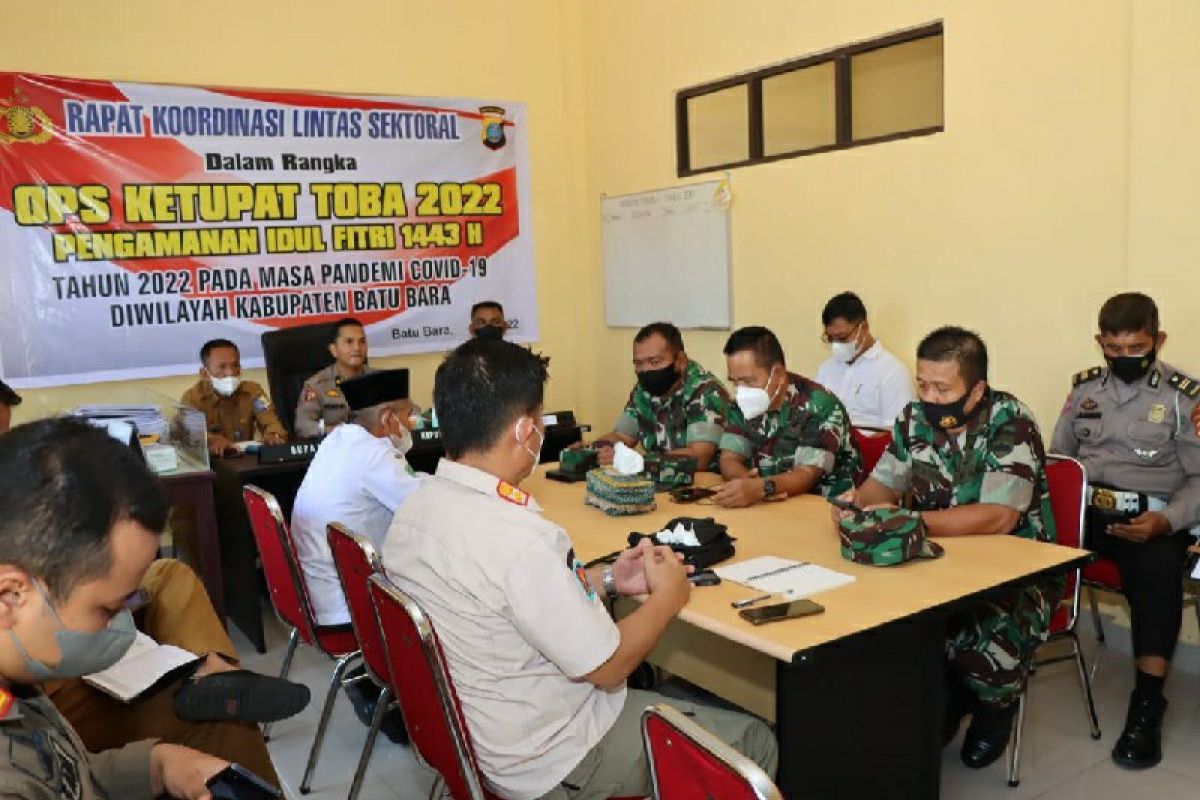 Polres Batubara gelar rakor lintas sektoral jelang Idul Fitri 1443 H