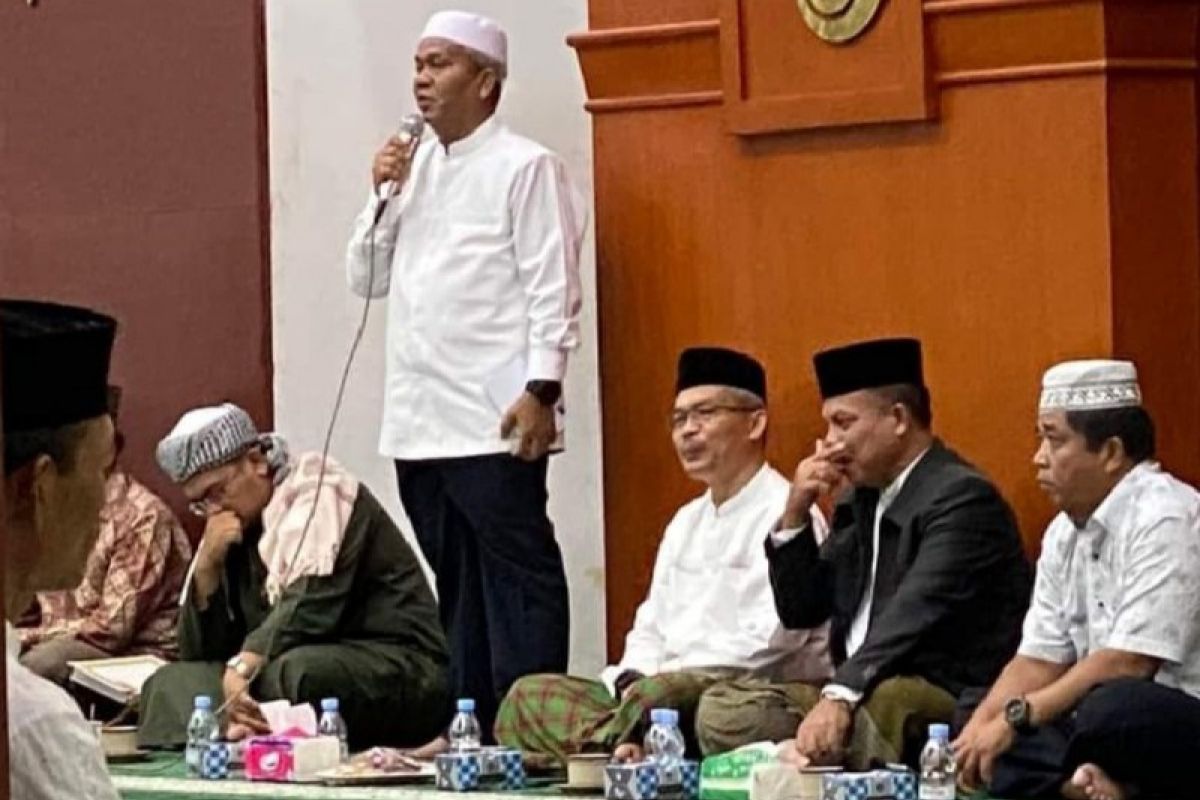 Pemkab Palas peringati malam NuzulQur'an di Masjid Agung AL Munawwaroh