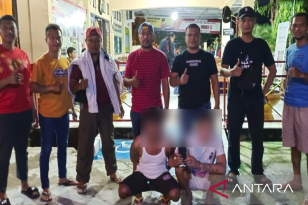 Polisi Baubau tangkap dua pencuri yang todong korban dengan pisau