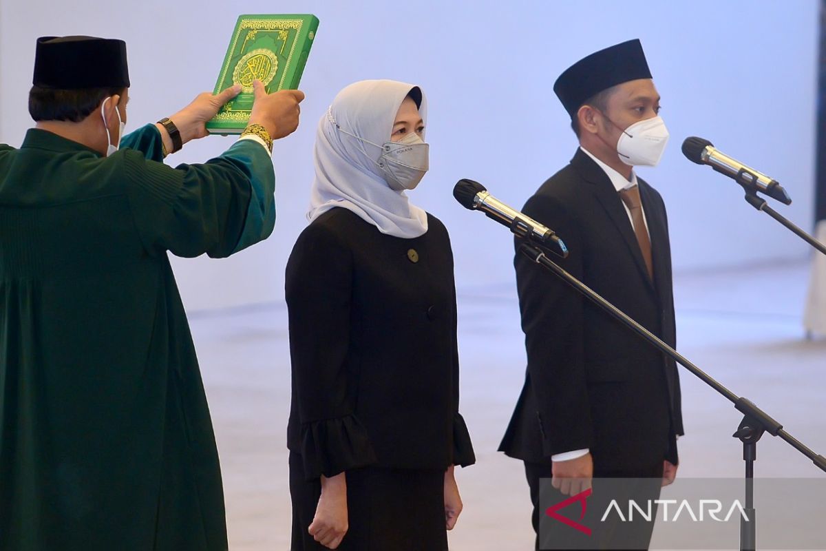 Dua anggota BPK terpilih periode 2022-2027 ucapkan sumpah jabatan